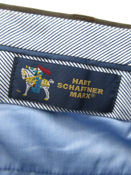Hart Schaffner Marx Pants 46L Wool Performance Comfort Chicago Fit NEW - Picture 11 of 13